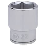 1/2 Dr 6-Point Shallow Socket