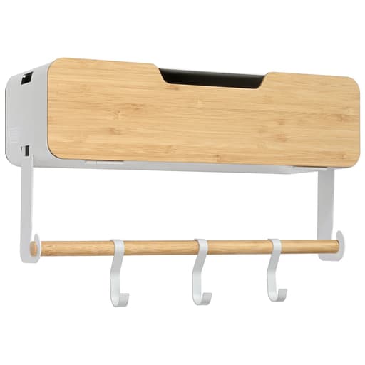 White Hanging / Magnetic Rack System - Shelf with Door