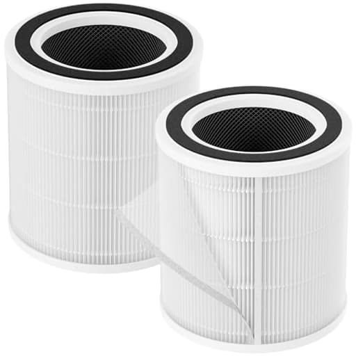 2 Packs H7129 Replacement Filter Accessories for GoveeLife H7129 H7128 Smart Air Cleaner Purifier, 3 Stages Filtration of Nylon Pre-filter,Main Filters and Activated Carbon Filter