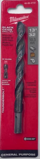 13/32" Thunderbolt Black Oxide Drill Bit