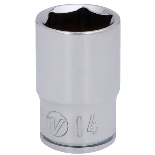 3/8 Dr 6-Point Shallow Socket
