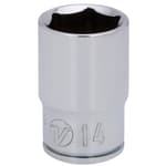 3/8 Dr 6-Point Shallow Socket
