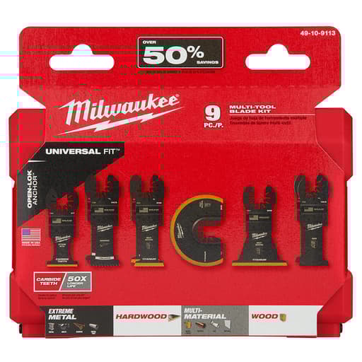 OPEN-LOK Multi-Tool Blade Variety Kit 9PC