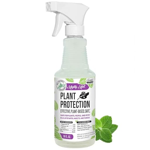Peppermint Plant Protection Spray for Insects, Gnats, Fungus, Mites, and Disease, 16 oz