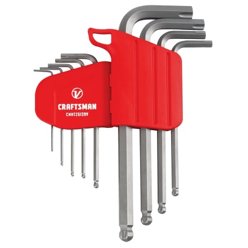V-Series X-Tract Technology Metric L-Handle Ball End Hex Key Set