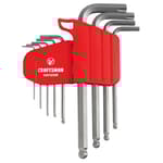 V-Series X-Tract Technology Metric L-Handle Ball End Hex Key Set