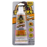 Max Strength Construction Adhesive, Clear Glue, 2.5 Ounce Squeeze Tube (Pack of 1) - Gap Filling and Waterproof