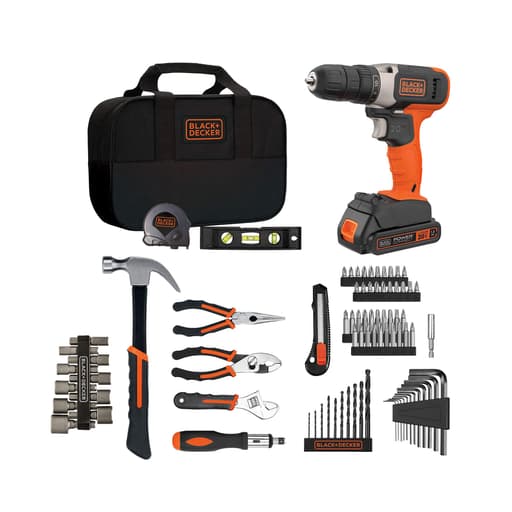 Home Tool Kit with 20V MAX Drill/Driver (83-Piece)