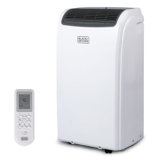 7,700 BTU (14,000 BTU ASHRAE) Portable Air Conditioner with Remote Control