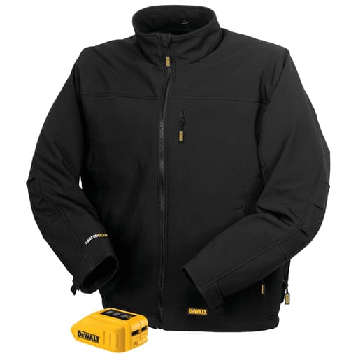 Lithium ion soft shell heated jacket