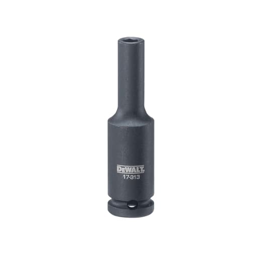 1/4 in drive 6-point deep metric impact socket (4 mm)
