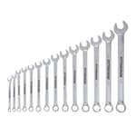 V-Groove SAE Combination Wrench Set, 14-Piece