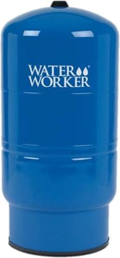 WaterWorker HT-30B Vertical Pressure Well Tank, 30-gallon tank with 26-gallon capacity, Blue
