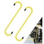 2PCS Brake Caliper Hanger Compression Mechanic Tool with Rubber Tips, Durable Steel, Rust-Proof Automotive Tools for Braking, Axle, Suspension, Herramientas para Extensión de Frenos