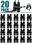 Fastlock2 Low Voltage Wire Connector Landscape Lighting Connectors Waterproof 12-18 Gauge Wire Connectors for Low Voltage Landscape Lights Outdoor Landscape Path Lights, 20 Pack