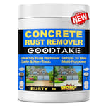Rust Remover Powder, Concrete Stain Remover | Indoor Outdoor Surfaces | Quickly Removes Rust Stains | Safe To Use | Non-Corrosive | For Concrete, Cement Surfaces