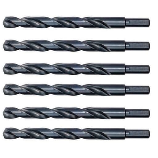 1/2 in. Thunderbolt Black Oxide Drill Bit (6 PK)