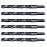 1/2 in. Thunderbolt Black Oxide Drill Bit (6 PK)