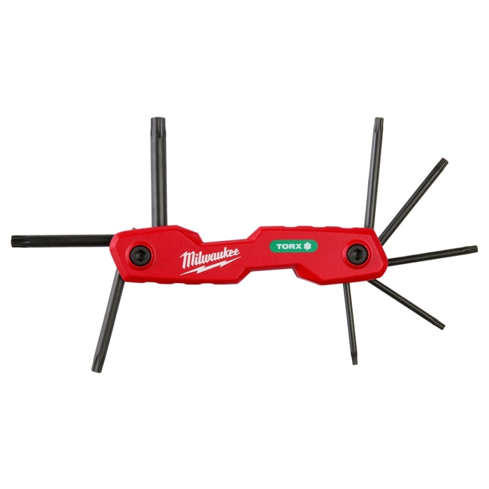 Curated visual reference: Easy Handle Move Easy Access Key Reference: Milwaukee 8 Key Folding Hex Key Set Torx 48 22