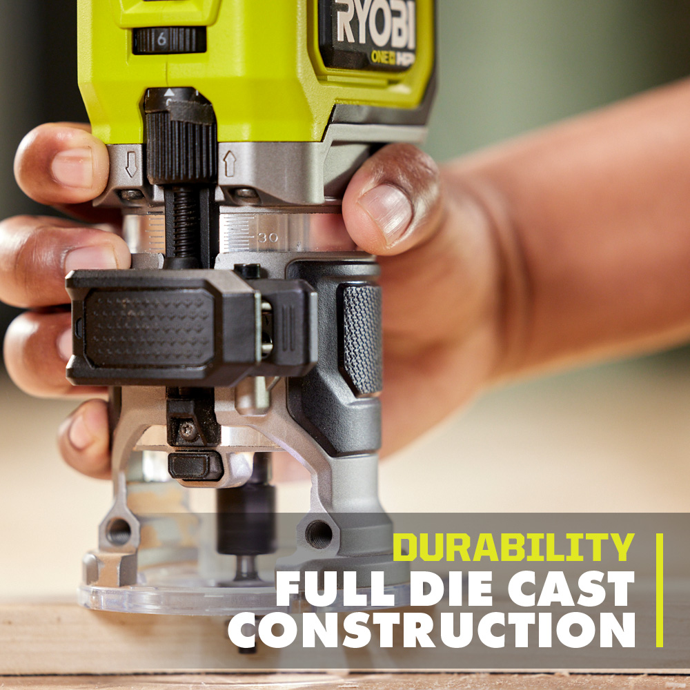 Ryobi 18V ONE+ HP Brushless Compact Router (PBLRR01B) - Toolstash