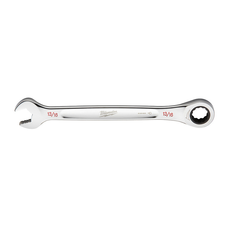 Paramount 7/8" Reversible Ratcheting Combination Wrench - SAE, Chrome Finish